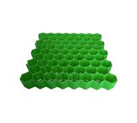 Dalles de Pavage en Plastique, grilles d'allée et Tapis de Gazon, for allées, pentes, Jardins, aménagements paysagers, parkings(7cm-8 Pieces)
