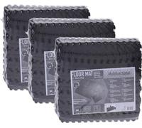 Dalles de piscine - pack économique - 3 paquets de 6 dalles - 40x40 cm