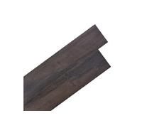 vidaXL Dalles de plancher PVC autoadhésif 5,02 m² 2 mm marron foncé 245177
