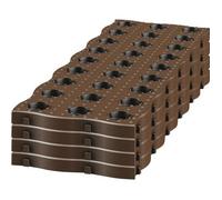 GRAF 240400 Plateau à ÉTAGES MAXI, lot de 4, plastique, 70x24 cm, idéal pour tous les couverts dans le jardin ou en serre 1 pc(s)