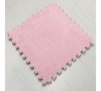 Dalles de Sol carrées en Mousse EVA emboîtables, Tapis Moelleux 30 x 30 x 1 cm, Tapis d'escalade Souple à Joints fendus, Tapis de Puzzle antidérapant à Monter soi-même pour la déco