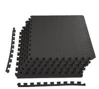 Dalles de sol de gymnase (6 pièces) Épaisseur de 1,2 cm Dalles en mousse épaisse et emboîtables pour gymnase, sol, entraînement, équipements de gymnase, lot de 6