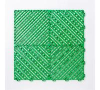 Dalles de sol drainantes emboîtables, Dalles de sol modulaires emboîtables ventilées for garage, 1,8 cm, multicolores, plusieurs tailles(Green,100pcs)