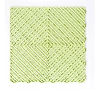 Dalles de sol drainantes emboîtables, Dalles de sol modulaires emboîtables ventilées for garage, 1,8 cm, multicolores, plusieurs tailles(Light Green,360pcs)