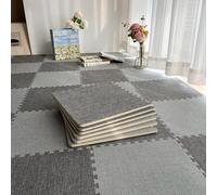 Dalles de sol emboîtables avec bordures, lavables et isolants phoniques pour la protection du sol intérieur