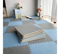 Dalles de sol emboîtables avec bordures, lavables et isolants phoniques pour la protection du sol intérieur