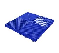 Dalles de Sol Garage emboîtables en Plastique PP avec Drainage ventilé(Blue,320pcs(8carton))