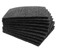 Dalles de Terrasse 15x20cm - Patins de Terrasse en Granulés de Caoutchouc | Construction de terrasse | Épais d´env. 8mm - 1 Pièce