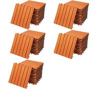 Dalles de terrasse bois d'eucalyptus certifié FSC® 5m² dalle 30x30cm système de clips dalle découpe possible dalle de jardin
