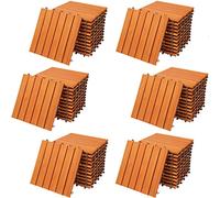 Dalles de terrasse bois d'eucalyptus certifié FSC® 6m² dalle 30x30cm système de clips dalle découpe possible dalle de jardin