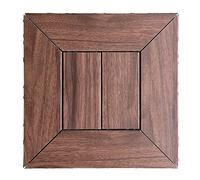 Dalles de terrasse emboîtables antidérapantes pour une utilisation en intérieur et en extérieur, imperméables et résistantes aux intempéries