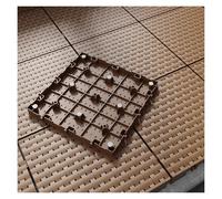 Dalles de terrasse emboîtables avec surface antidérapante, tapis de sol imperméables faciles à clipser pour terrasse, bord de piscine, balcon et arrière-cour