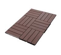 Dalles de terrasse emboîtables haute densité pour extérieur, imperméables, joints denses, résistants à la corrosion, pour terrasse