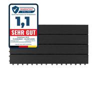 Dalles de Terrasse WPC Royal, Anthracite, 60 x 30 cm, 1 Pièce