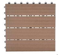 Dalles de terrasse x11 aspect bois en WPC 30x30cm clipsable 1m² balcon jardin exterieur 04_0005500