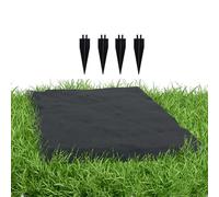 Dalles Décoratives - Pavés pour Allées De Jardin | Allées en Plastique Durable | Installation De Piquets Résistants Aux Intempéries, Grande De Terrasse Décorative, Accessoire en Caoutchouc