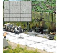 Dalles En Béton HO/OO Échelle Busch 7412