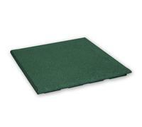Dalles en caoutchouc 20 mm - 1 m2 (4 carreaux de 50 x 50 cm) - Vert
