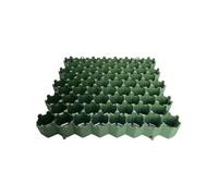Dalles en Plastique for allées, Bases de Pavage en Plastique, for allées, pentes, Jardins, aménagement paysager, parkings, 4 grilles = 1 m² (Vert)(7cm-8 Pieces)