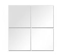 Dalles Miroir Murales Feuilles Adhésives Tendance