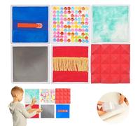 Dalles Sensorielles | Coussin Sensoriel De Sol Enfants | Equipement Chambre Sensorielle | Touche Et Trouve | Jouets Pour Troubles Sensoriels | Carrés Sensoriels | Coin Confort | Sensory Wall | 6pcs