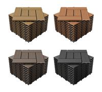 Dalles sol revêtement de terrasse carrelage à clic d'intérieur modèle au choix