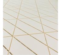 Dalles Terrasse Composites, 12'X12' Square Connect Flooring, Patio, Balcon, BéTon, Dalles de Terrasse pour Spa(White,12p)