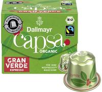 Dallmayr 099000000 Dallmayr Capsa Gran Verde Espresso Kaffeekapseln Arabicabohnen kräftig 10 Portionen