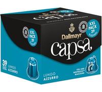 Dallmayr Capsa Lungo Azzurro XXL Capsule Nespresso, Café Torréfié, 39 Capsules de 5,6 g