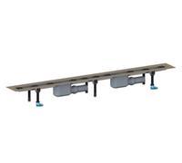 DALLMER caniveau de douche CeraLine F 2000mm, DN 50 Hauteur 110mm, 524089