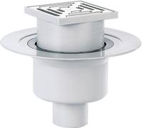 Dallmer Siphon de sol 61 HT/KE série 15 150x150mm DN 100