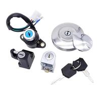 D'allumage Moto Compatible Avec Pour CA125 Pour CA 125 1995 1996 1997 1998 1999 Couvercle Bouchon Gaz Carburant Moto Interrupteur D'allumage Jeu Clés Verrouillage Casque