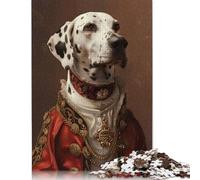 Dalmatians Dog Animal Pet Puzzles 1000 Pièces Cadeau Unique Jeu Éducatif Défi Jouet À De Qualité Supérieure Peinture Art pour Adultes Et Enfants À Partir De 12 Ans 1000pcs (75x50cm)