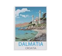 Dalmatie, Croatie，for Children 1000 Pieces Bois Puzzle Jigsaws, DIY Casual Puzzles Toys, for Adults and Teenagers Unique Gifts Toys（75x50cm）-HZ24