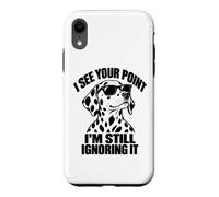 Dalmatien Antisocial Sarcastique Introverti Funny Dog Lover Coque pour iPhone XR
