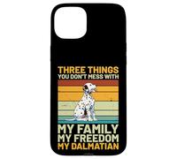 Dalmatien Vintage Retro - Three Things You Don't Mess with Coque pour iPhone 15 Plus