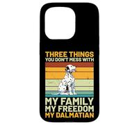 Dalmatien Vintage Retro - Three Things You Don't Mess with Coque pour iPhone 15 Pro