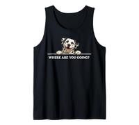 Dalmatien Where are You Going Happy Friendly Positive Dog Débardeur