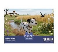 DalmatienPuzzle 1000 Pièces Chien Style Pin-up Coloré, Puzzle Qualité Supérieure, Illustration Originale, Détente 38x26cm/1000pcs