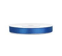 DaLoKu - Ruban de satin - 6/12/25/38/50/100 mm x 25 m - Dimensions : 6 mm x 25 m - Couleur : bleu royal
