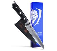 Dalstrong Couteau D'office - 3,5" - Série Gladiator - Forgé Allemand Acier Haute Carbone - Poignée G10 Noir - Gaine Inclus- Certifié NSF