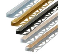 Dalsys 100cm Profilé de Transition 8mm Aluminium Chêne de Pays, Moulure de finition