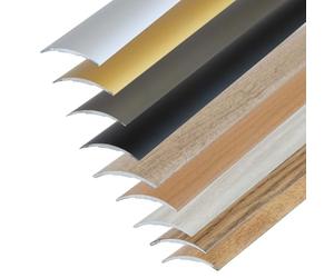 Dalsys 100cm Profilé de Transition Autocollant 60mm Aluminium Chêne Noble