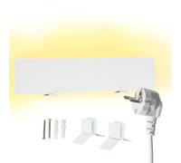 Dalsys Chauffage anti-moisissure 60W, 12 x 60 x 1,3cm, Éliminateur de moisissure pour mur & salle de bain, chauffage électrique à infrarouge, certifié IP44