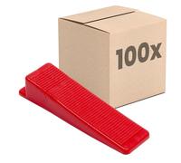 Dalsys Croisillon Autonivelant - 100 Cale, Kit de Pose, Outil Carreleur pour Carrelage, Kit de Nivellement pour Carrelage
