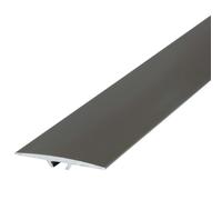 Dalsys Profil de transition adhésif plat 90cm aluminium bronze, barre de seuil, profil de jonction sol, rail de transition stratifié vinyle moquette