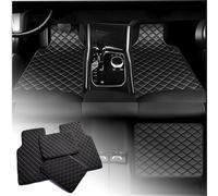 DALUJIE 4 Pièces Tapis de Sol pour Fiat 500x Dolcevita Facelift 2022, Tapis de Sol en Cuir pour Voiture Tapis de Sol Durable Imperméables et Antidérapants Ensemble,B
