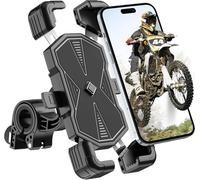 DALUJIE Support Telephone Moto pour Honda X-ADV 750 XADV 750 Forza 750 2021-2025, Support Telephone Velo Support Téléphone Moto Anti-Vibration Sacoche Guidon