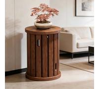 Dalumian Ensemble de 4 tabourets empilables en Bois Massif, Aucun Montage requis, tabourets gigognes, tabourets Hauts sans Dossier empilables, tabourets de Bar de Style Industriel(Without Wheels)