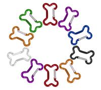 - D'aluminium 10 Pièces 1,96 X 1,25 Pouces | Ensemble De Mousquetons À Ressort Robustes | Clips De Porte-clés avec Connecteur De Corde, pour Le Camping, L'organisation du Matériel D